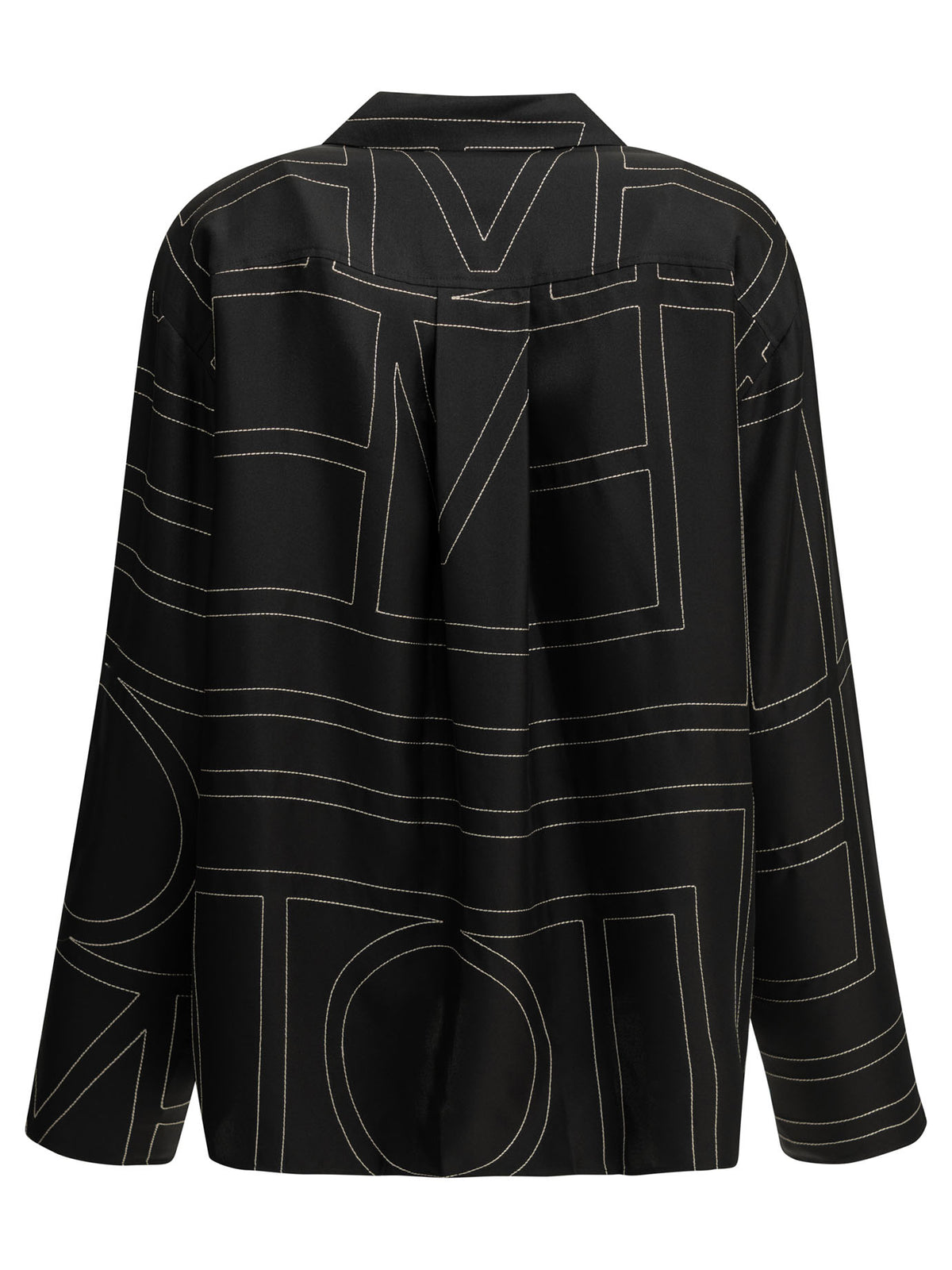 Toteme "Monogram" Casual Shirt - Black