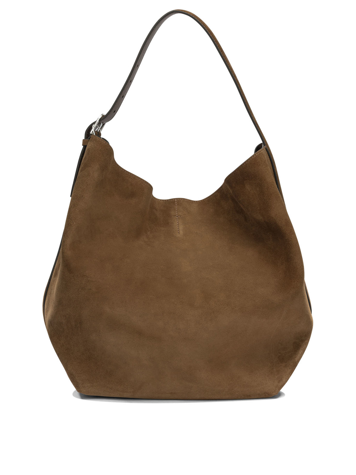Toteme Suede medium shoulder bag - Brown