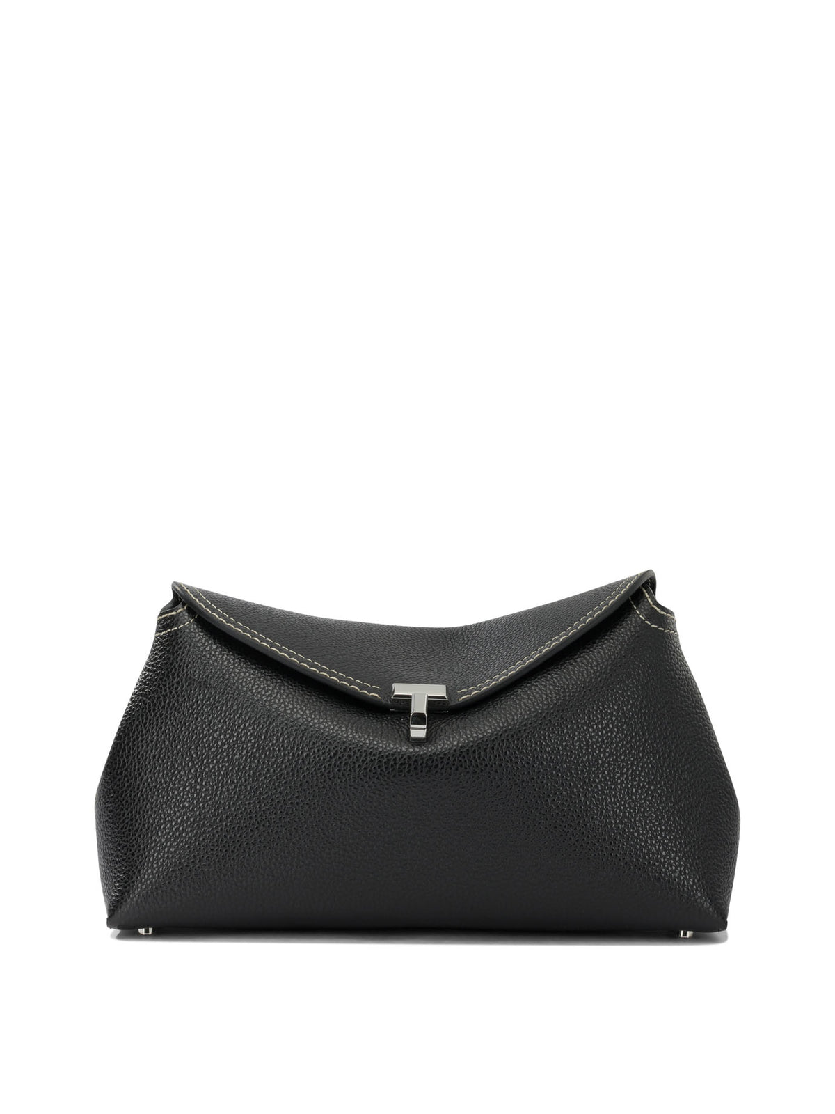 Toteme "T-Lock" Clutch Bag - Black