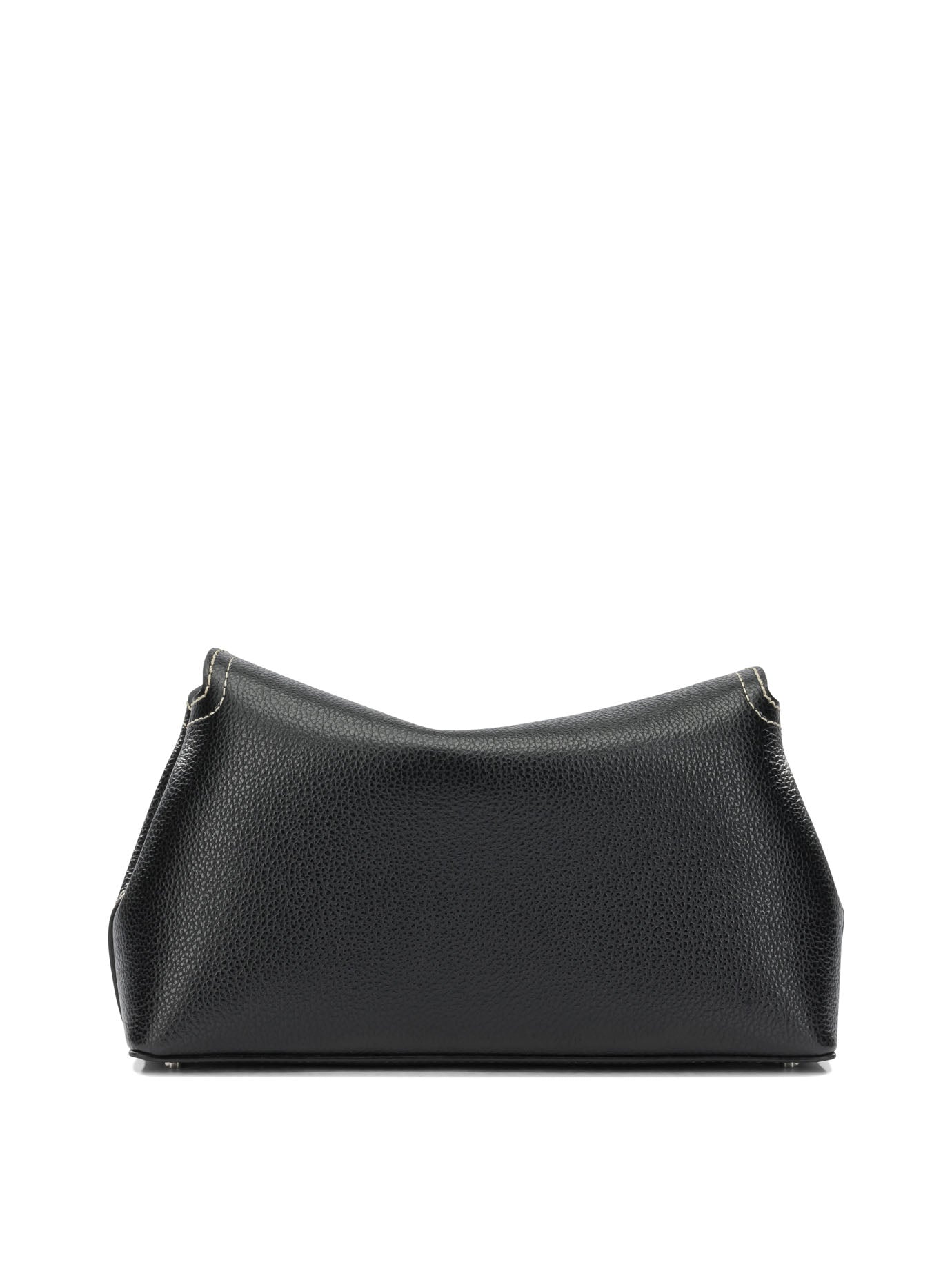 Toteme "T-Lock" Clutch Bag - Black