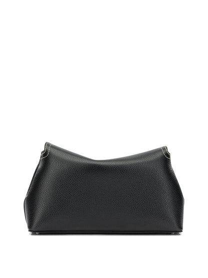 Toteme "T-Lock" Clutch Bag - Black