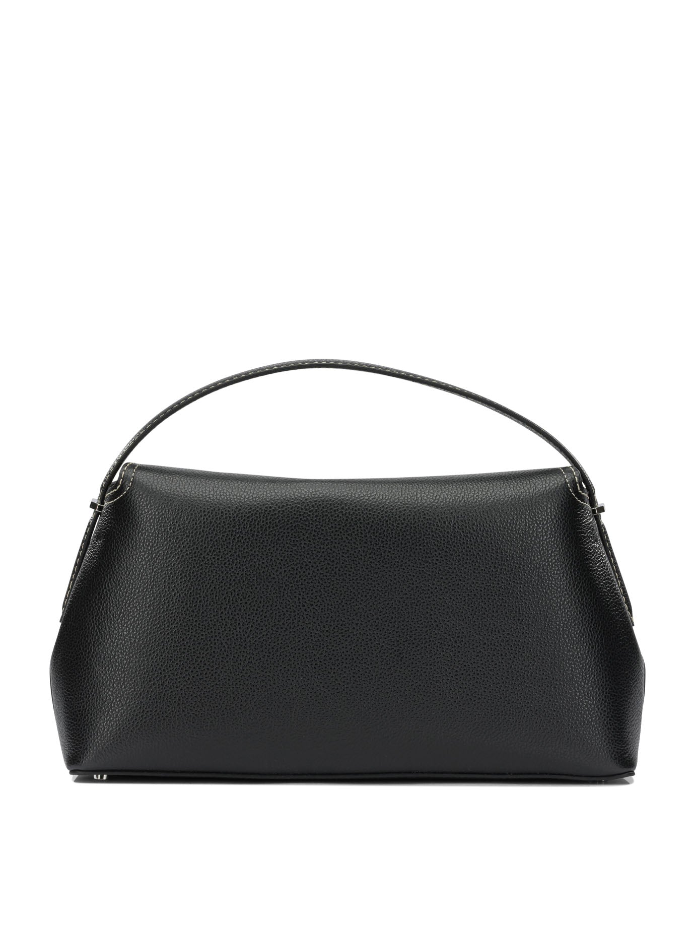 Toteme "T-Lock" Medium Hand Bag - Black