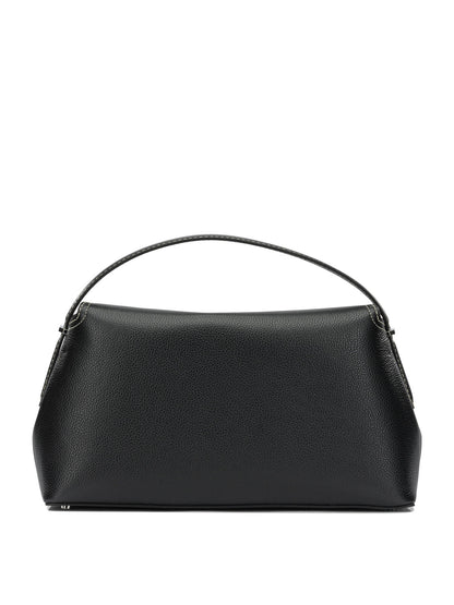 Toteme "T-Lock" Medium Hand Bag - Black