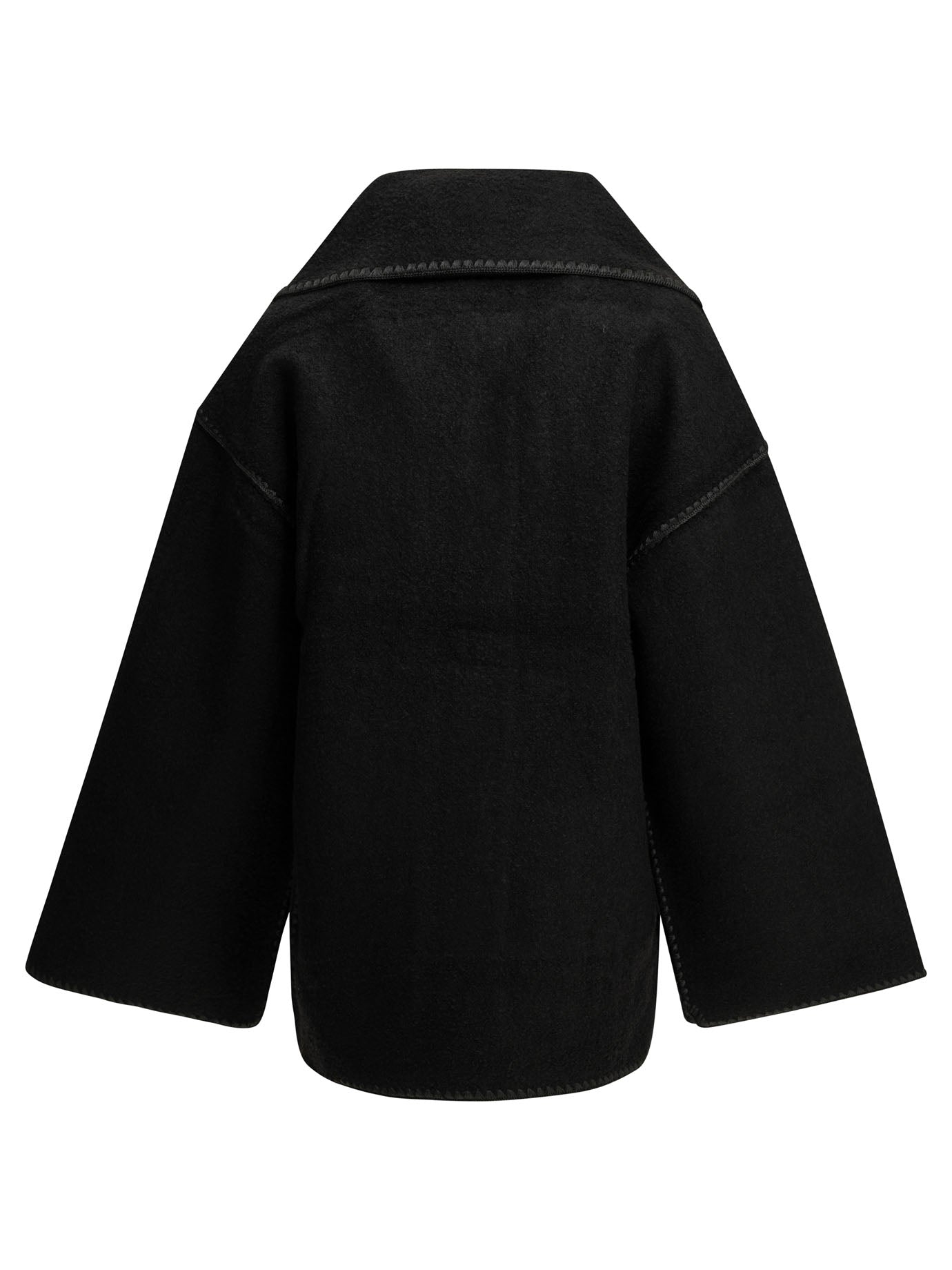 Toteme Short wool coat - Black