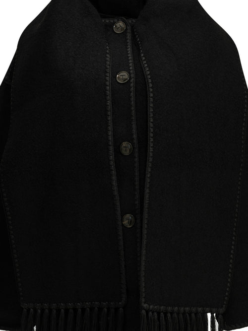Toteme Short wool coat - Black