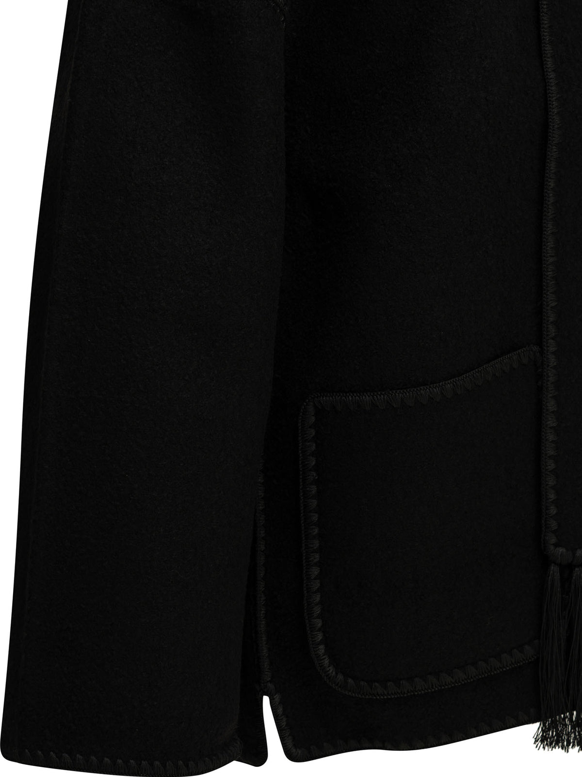 Toteme Short wool coat - Black