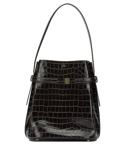 Toteme "Belted" Small Shoulder Bag - Brown
