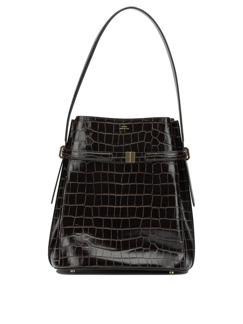 Toteme "Belted" Small Shoulder Bag - Brown