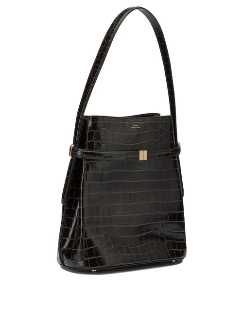 Toteme "Belted" Small Shoulder Bag - Brown