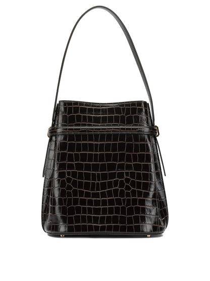 Toteme "Belted" Small Shoulder Bag - Brown