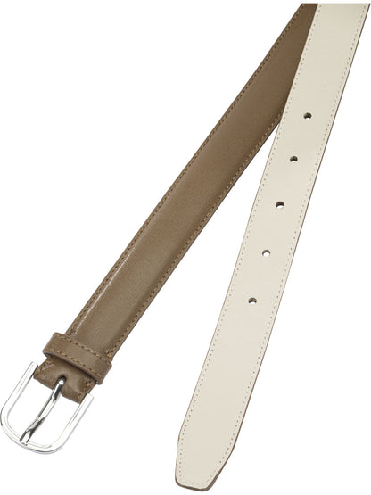 Toteme "Slim" Leather Belt - Brown
