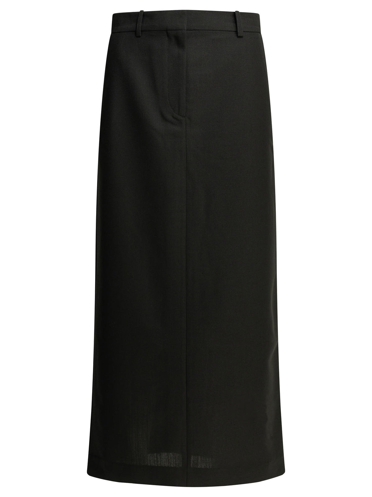 Toteme Wool blend long skirt - Black