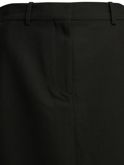 Toteme Wool blend long skirt - Black