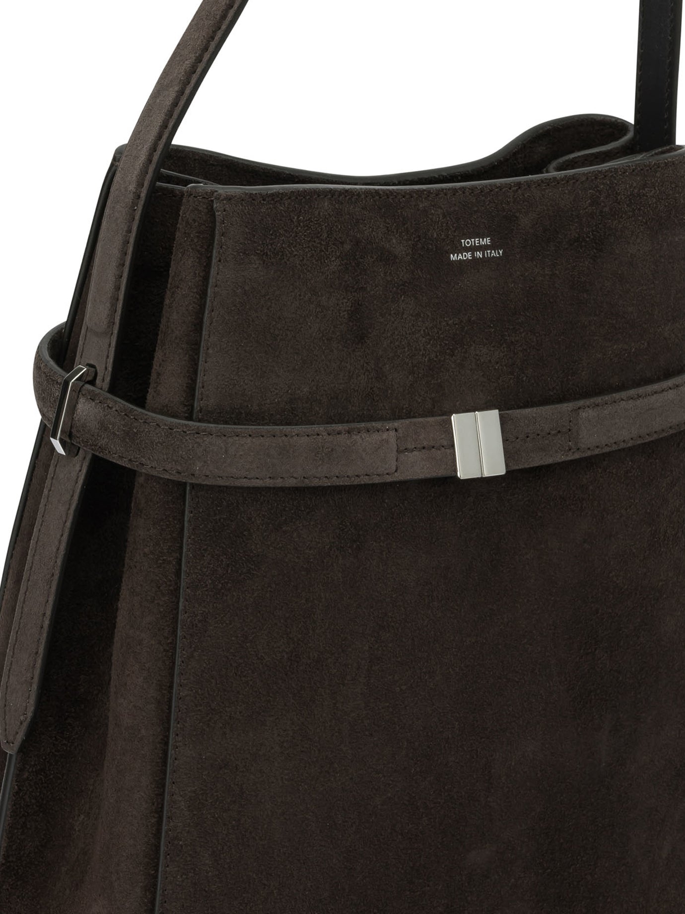 Toteme "Belted" Small Shoulder Bag - Brown