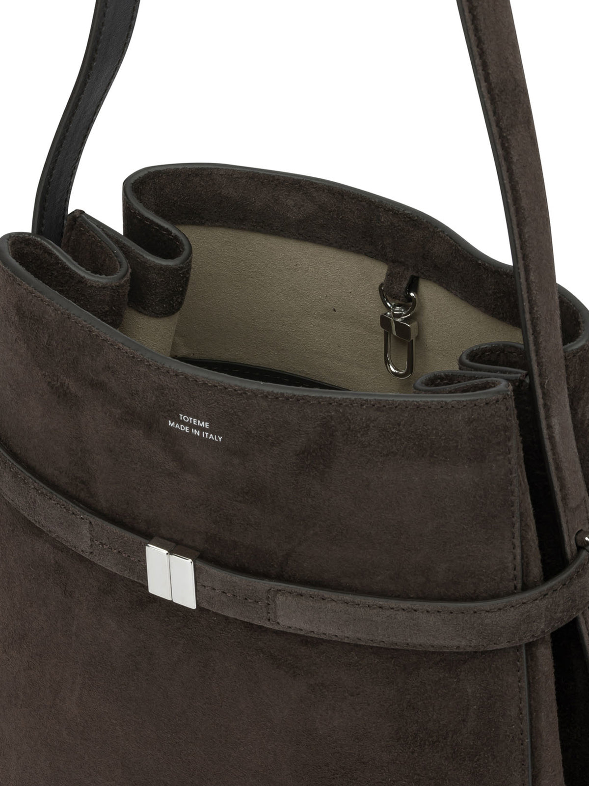 Toteme "Belted" Small Shoulder Bag - Brown