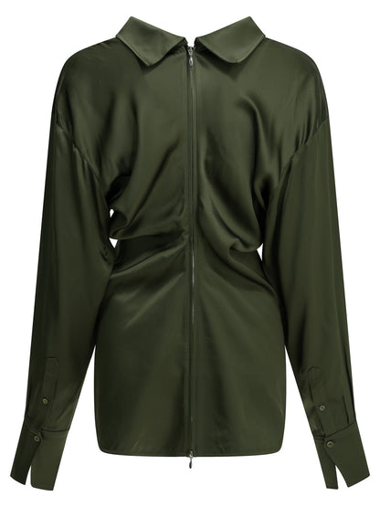 Toteme "Slouch" Blouse - Green