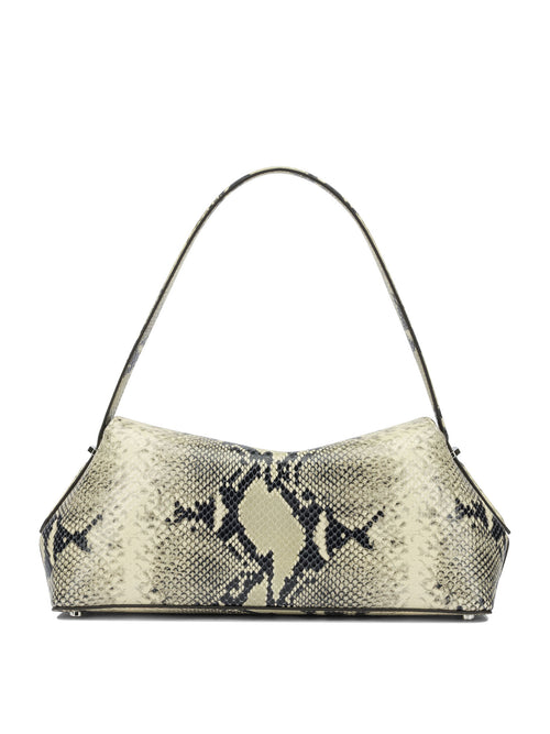 Toteme "T-lock" Medium Shoulder Bag - Beige