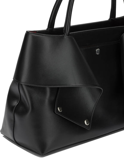 Toteme "Mercer" Large Handbag - Black
