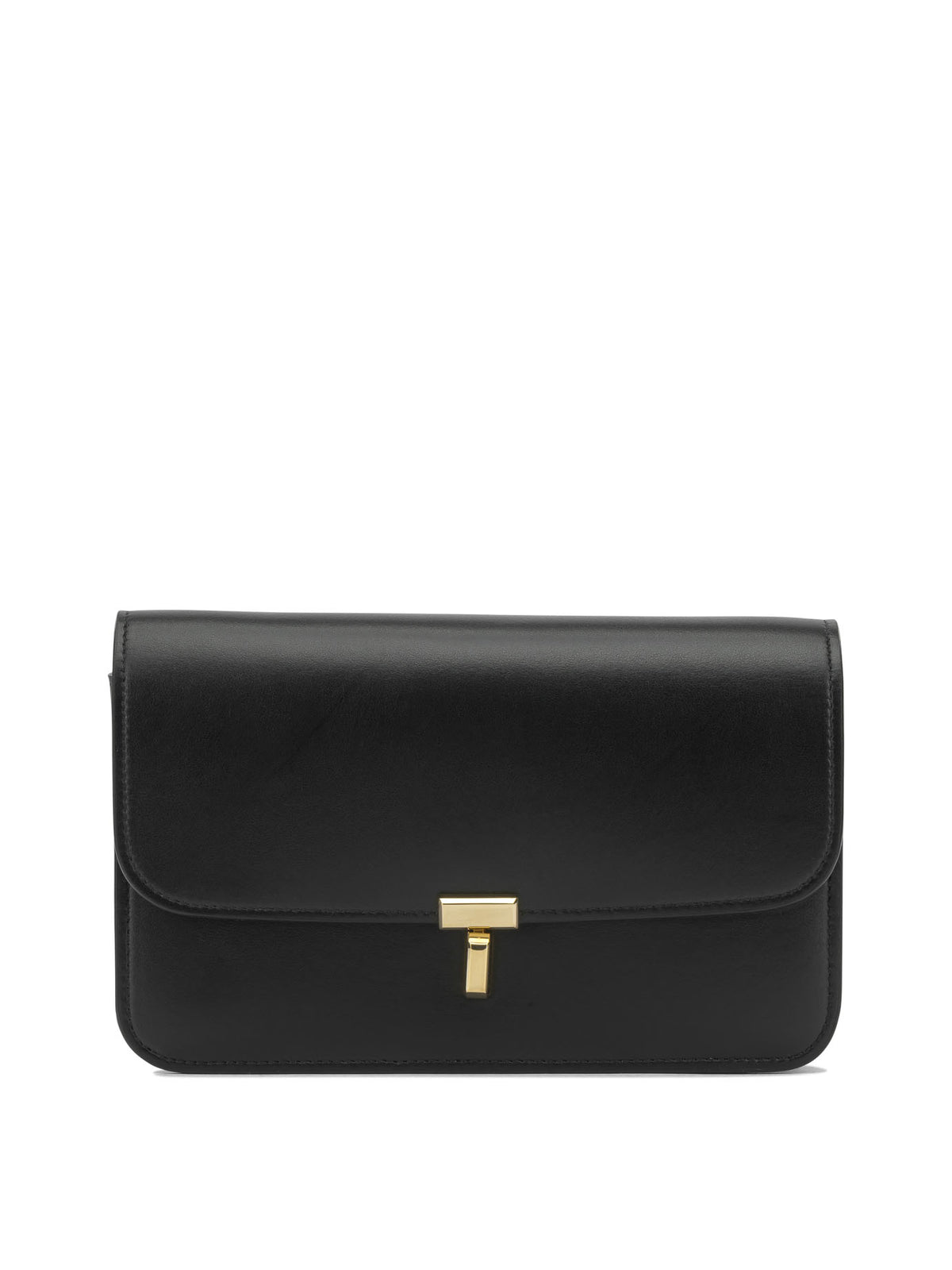 Toteme "T-lock" Small Shoulder Bag - Black