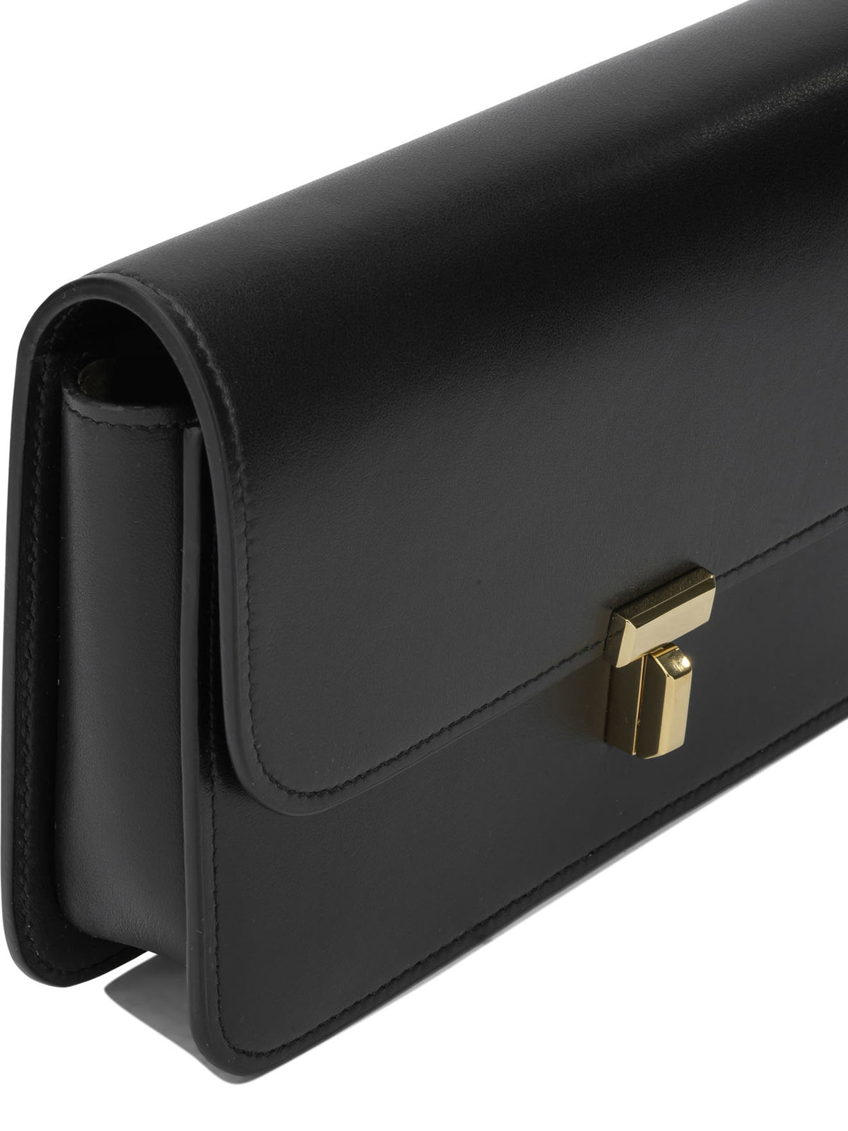 Toteme "T-lock" Small Shoulder Bag - Black