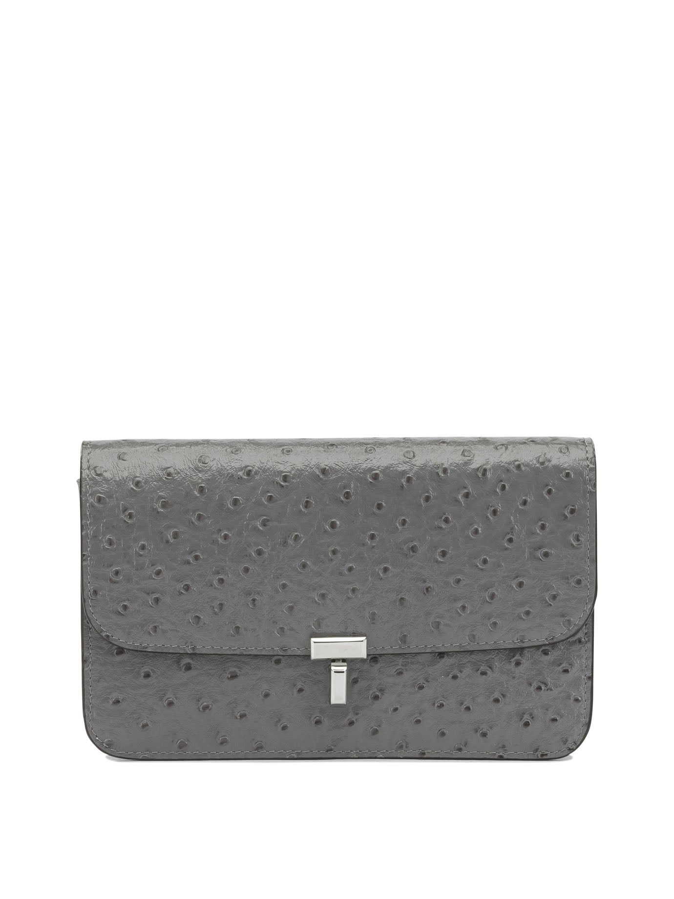 Toteme "T-lock" Small Shoulder Bag - Grey