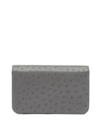 Toteme "T-lock" Small Shoulder Bag - Grey