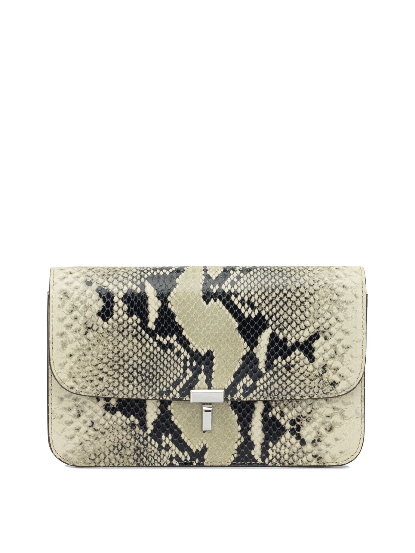 Toteme "T-lock" Small Shoulder Bag - Beige