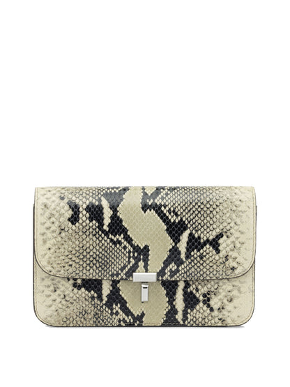 Toteme "T-lock" Small Shoulder Bag - Beige