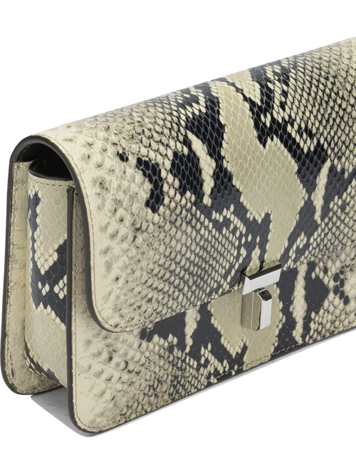 Toteme "T-lock" Small Shoulder Bag - Beige