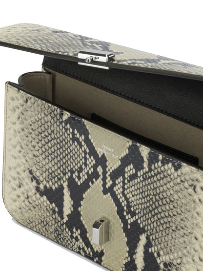 Toteme "T-lock" Small Shoulder Bag - Beige