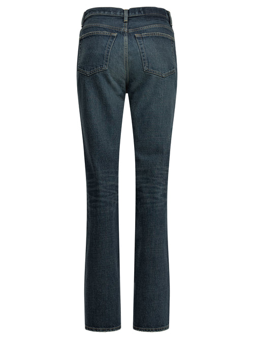 Toteme "Classic" Straight-Leg Jeans - Blue