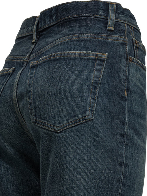 Toteme "Classic" Straight-Leg Jeans - Blue