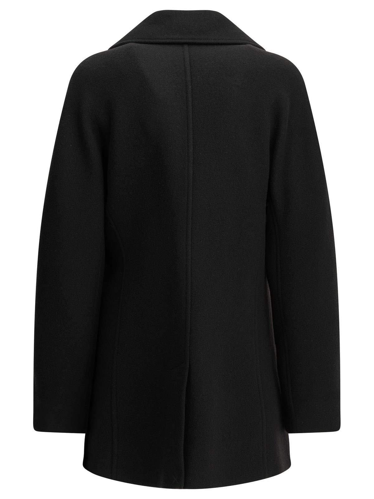 Toteme Short wool coat - Black