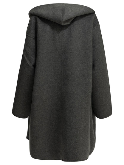 Toteme Short wool coat - Grey