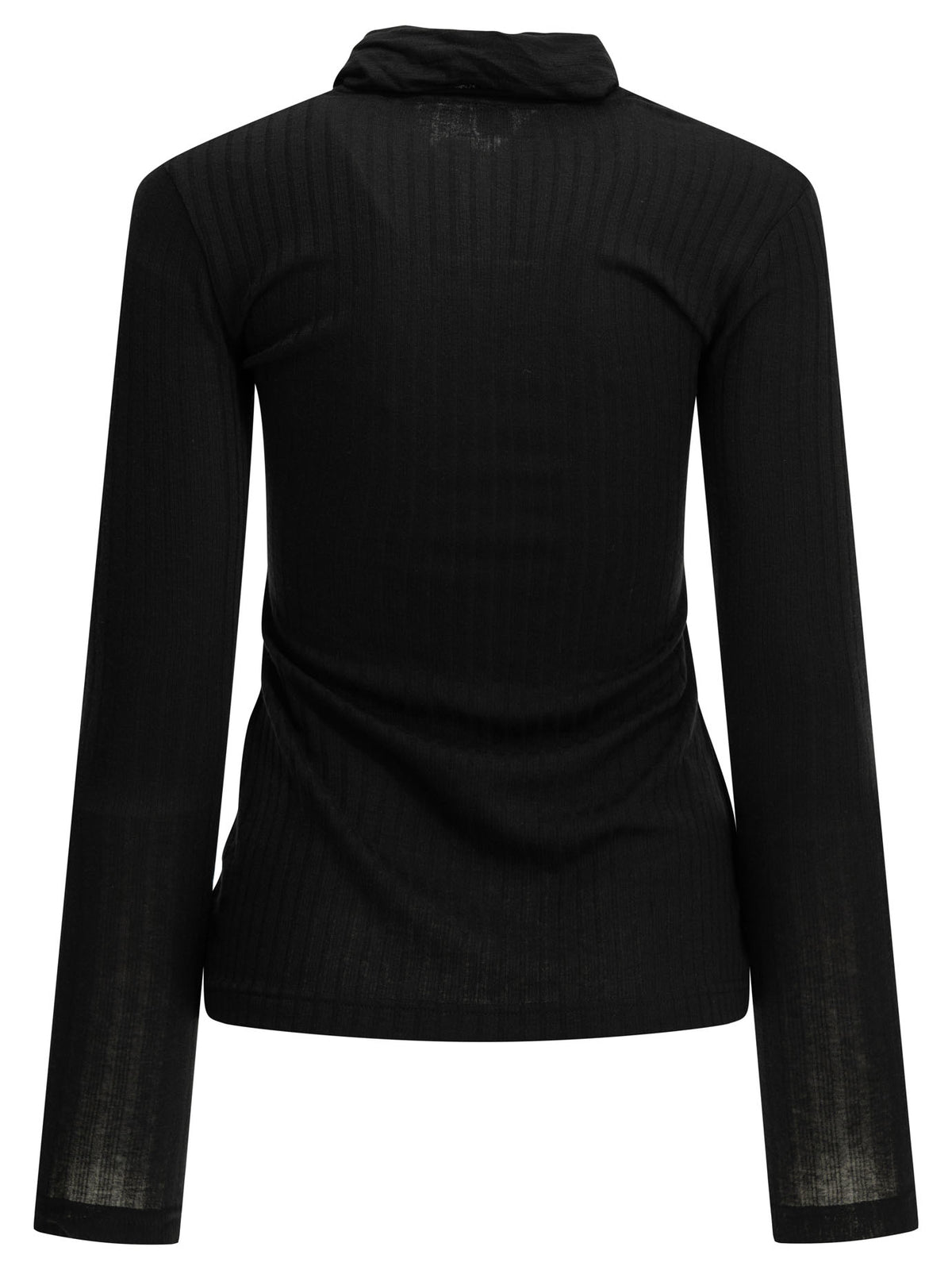 Toteme Cardigan with a bow - Black