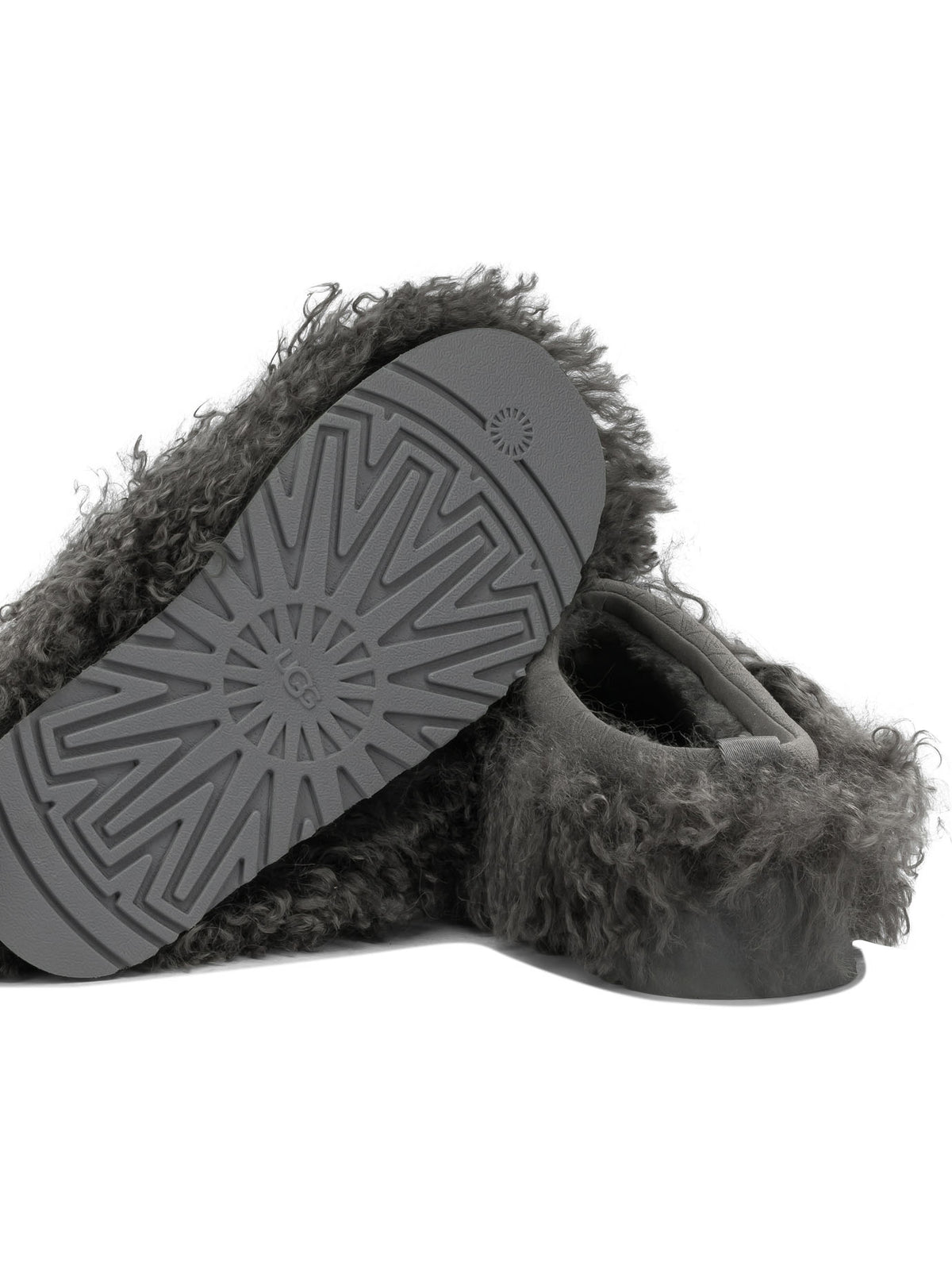 UGG "Tazz Fluff Momma" Slippers - Grey