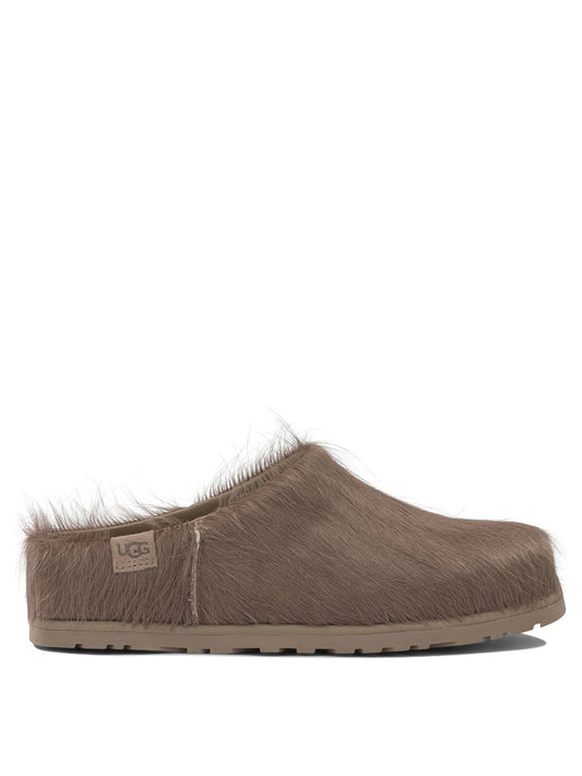 Ugg "Otzo Hair" Clogs - Brown