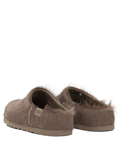 Ugg "Otzo Hair" Clogs - Brown
