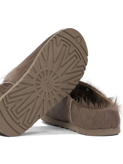 Ugg "Otzo Hair" Clogs - Brown