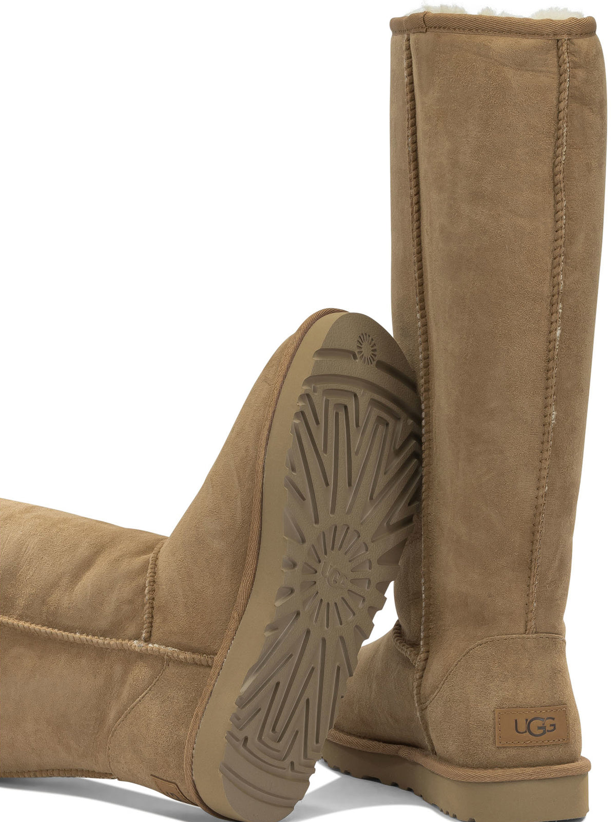 UGG "Classic Ultra Tall" Knee-High Boots - Brown