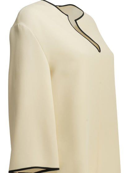 Valentino "Cady Couture" Blouse - White