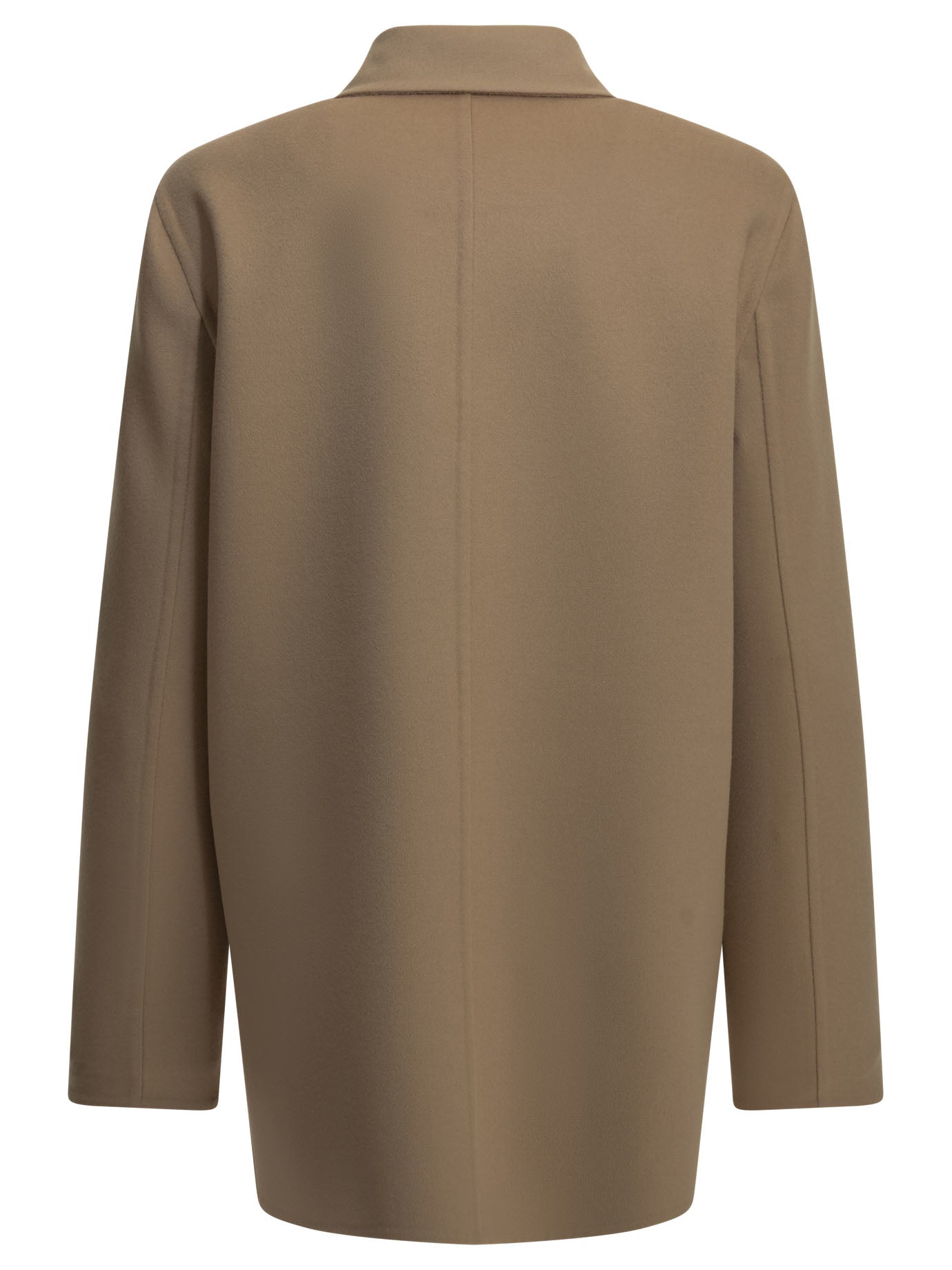 Valentino "VLogo" Short Coat - Beige