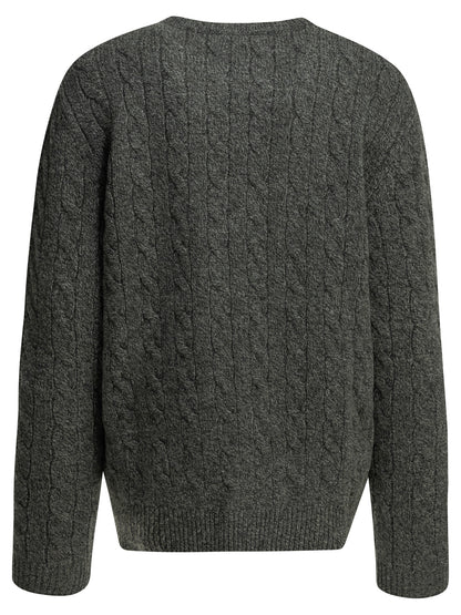 Valentino Virgin wool crewneck sweater - Grey