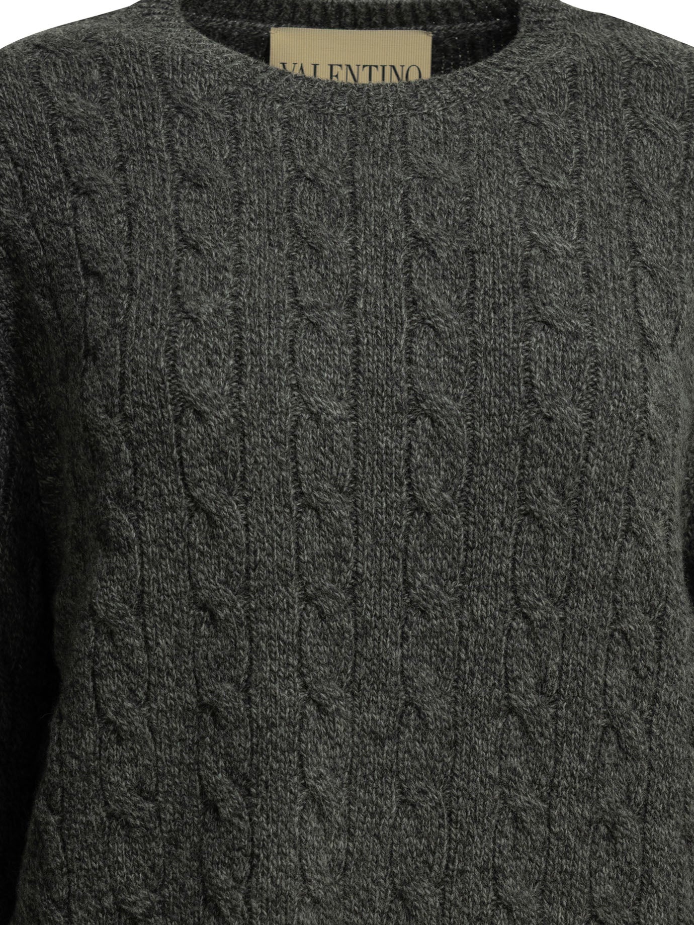 Valentino Virgin wool crewneck sweater - Grey