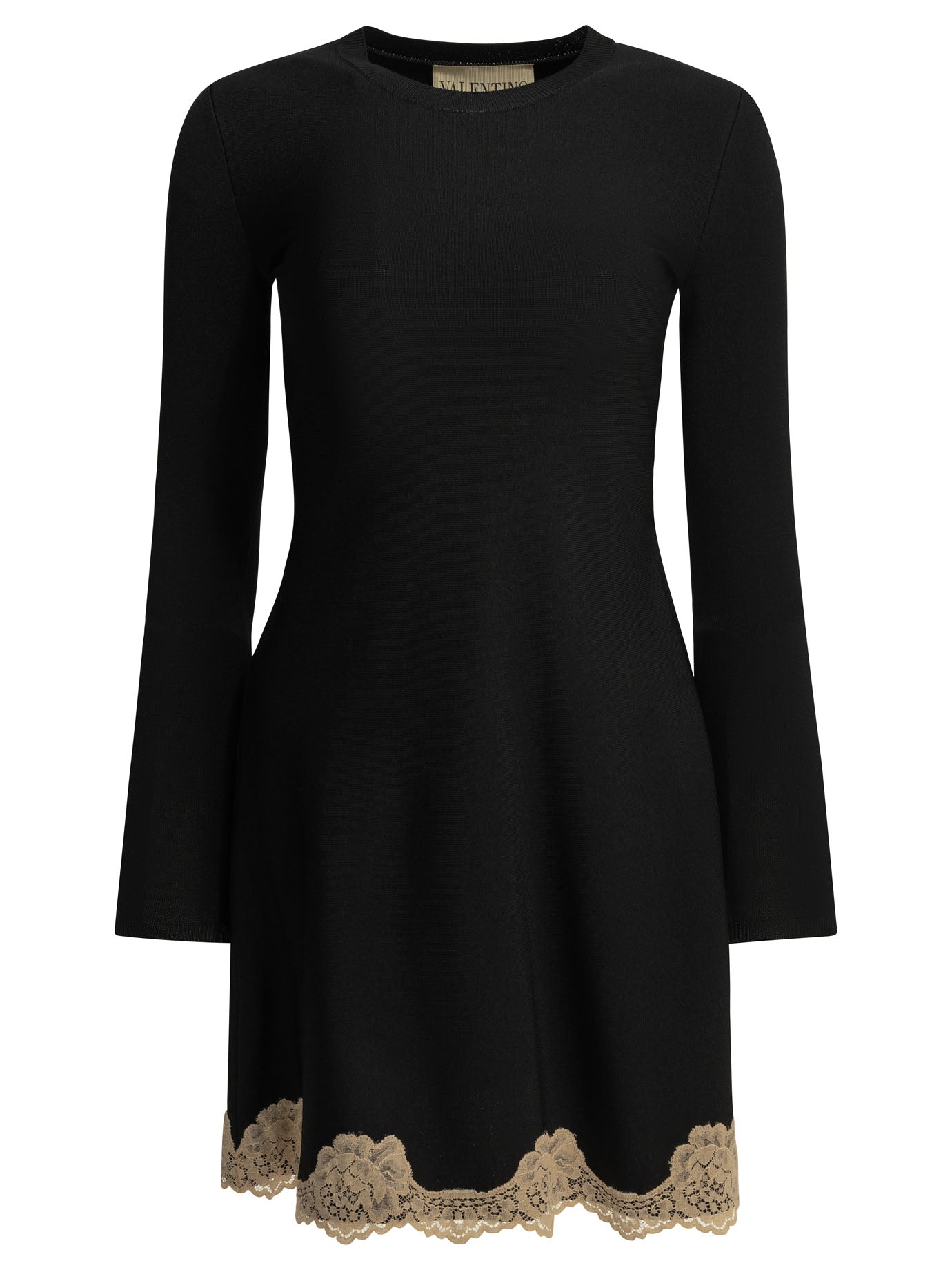 Valentino Short flared dress - Black