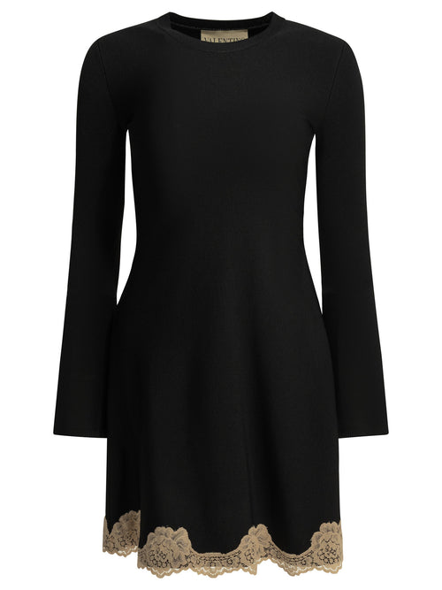 Valentino Short flared dress - Black