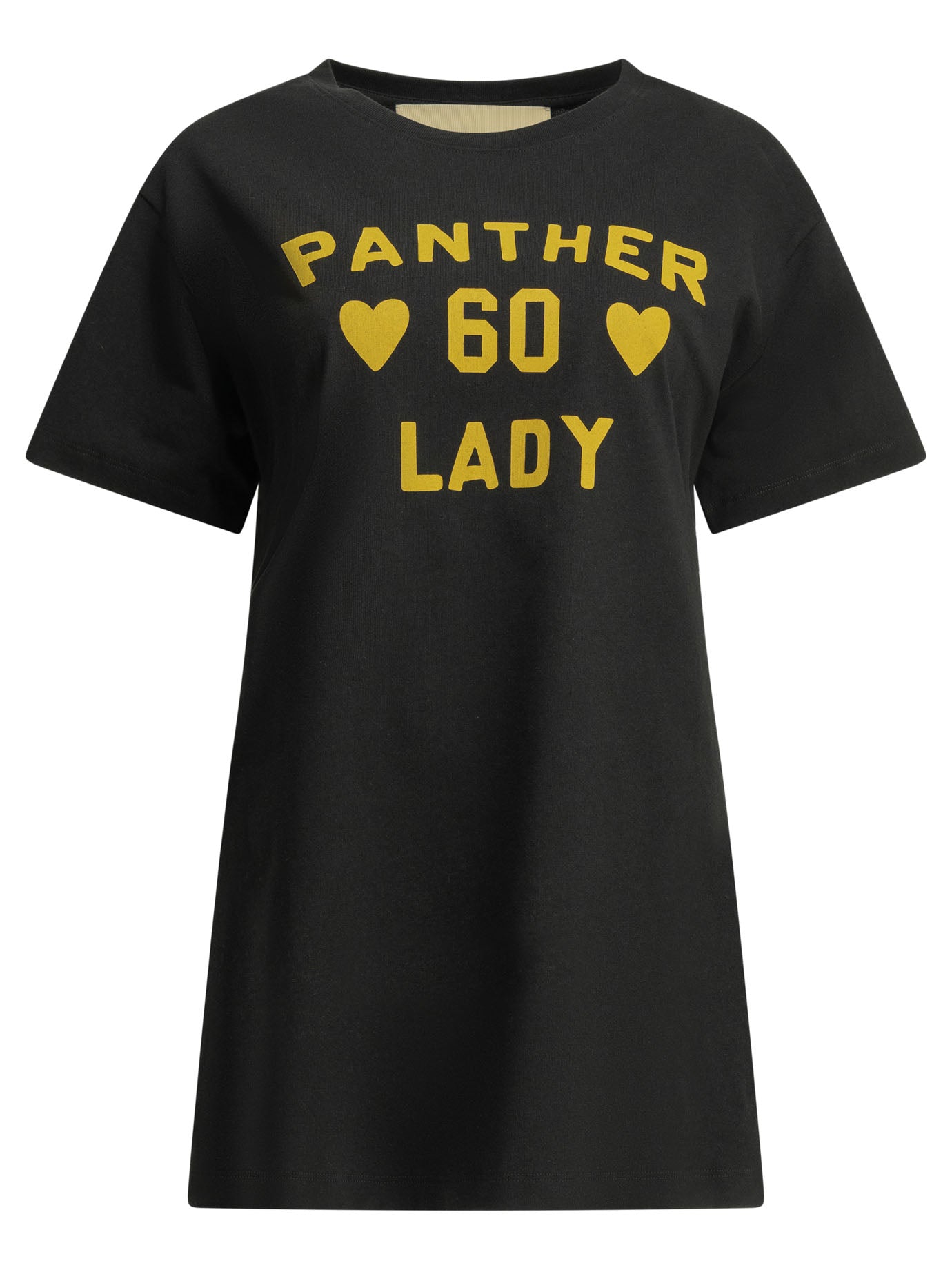 Valentino "Panther Lady" Crew-neck T-shirt - Black