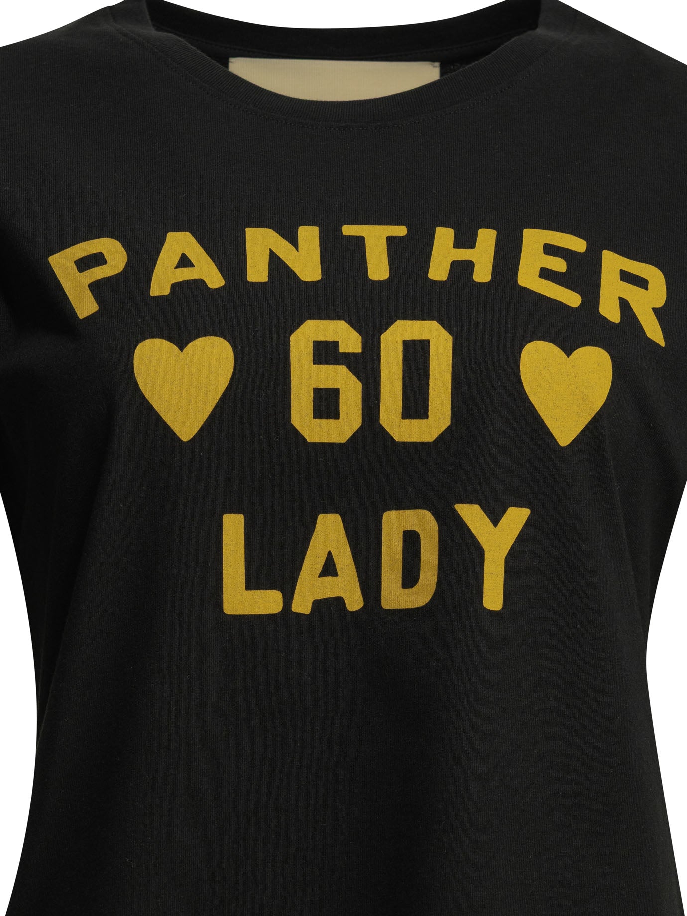 Valentino "Panther Lady" Crew-neck T-shirt - Black