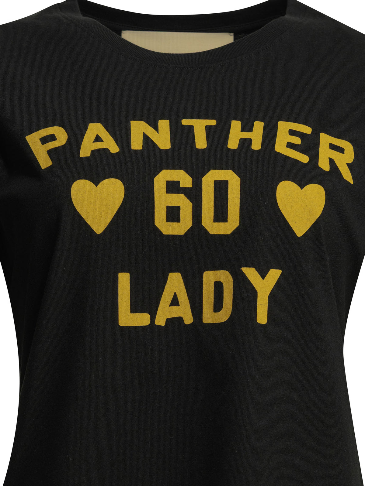 Valentino "Panther Lady" Crew-neck T-shirt - Black