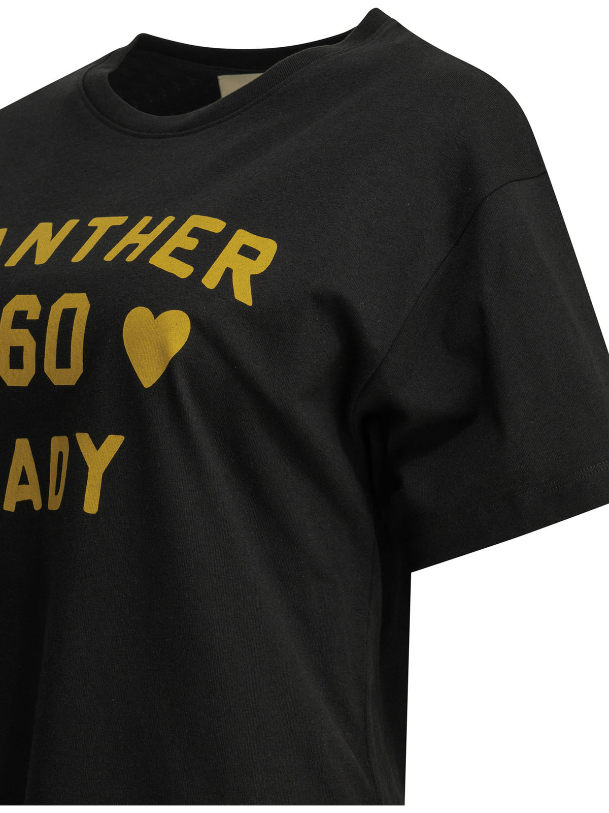 Valentino "Panther Lady" Crew-neck T-shirt - Black